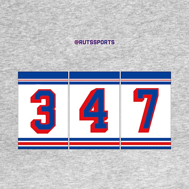 Rep Your Area Code (NYR 347) by RUTSSports